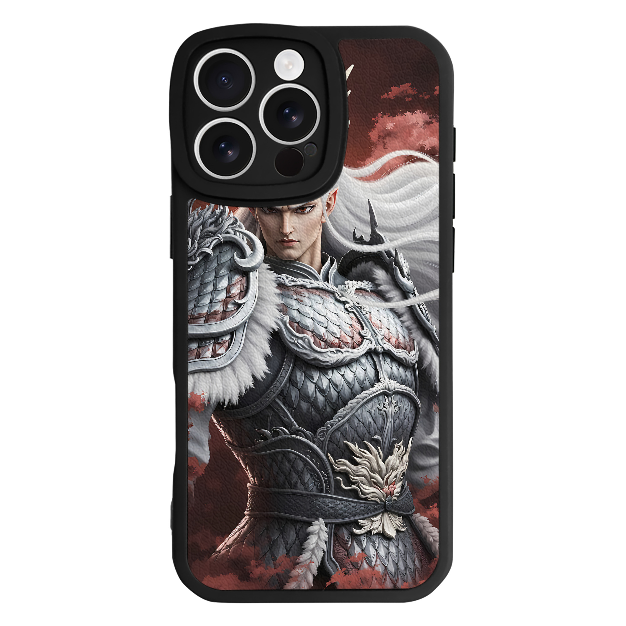 （画像用） Ne Zha 2 ナタ 魔童の大暴れ 【iPhone 16シリーズ対応】シリコンスマホケース（レザー調） 材質：シリコン